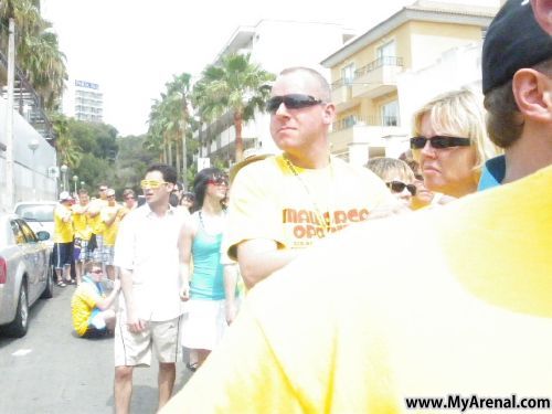 Mallorca Urlaubsbild - Bei der Mallorca Polonaise 2010