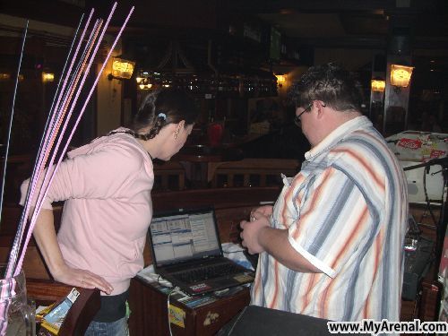 Mallorca Urlaubsbild - Palmenstrandradio live im Bierkönig bei der Arbeit