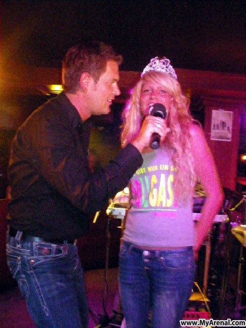 Mallorca Urlaubsbild - Peter Wackel mit Miss Franken Oberbayern Mai 2010