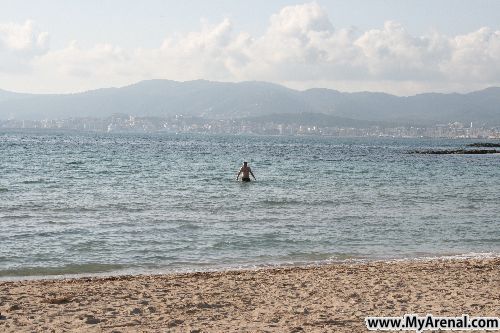 Mallorca Urlaubsbild - Strand von Can Pastilla Oktober 2008