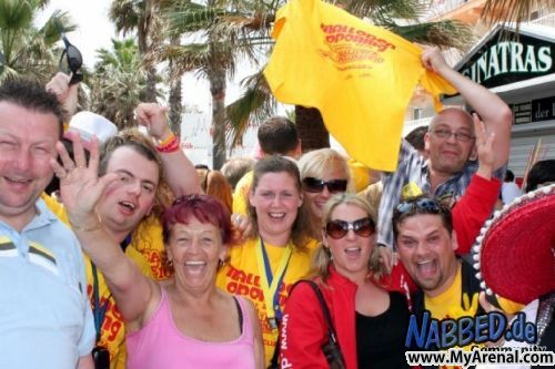 Mallorca Urlaubsbild - Vor der Mallorca Polonaise 2010 