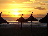 Mallorca, El Arenal - sonnenuntergang